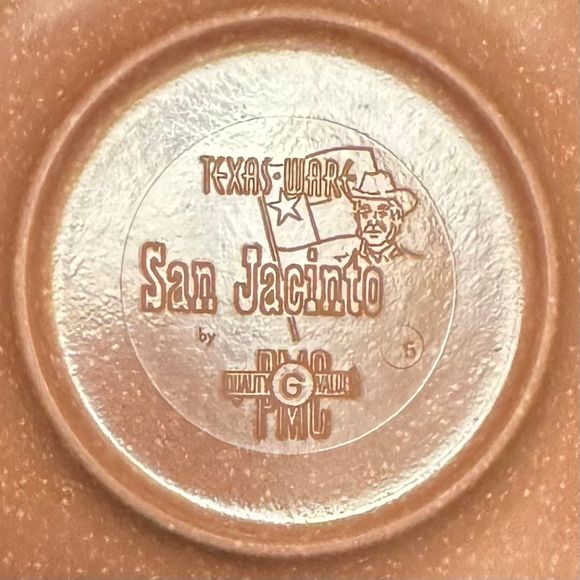 Texas Ware San Jacinto Vintage Saucer Plates Set of 4 Speckle Ware Pink MCM - Picture 3 of 7